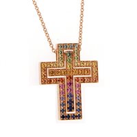 Collana Damiani Donna Belle Epoque in Oro rosa Zaffiro 20084310 - 20084310